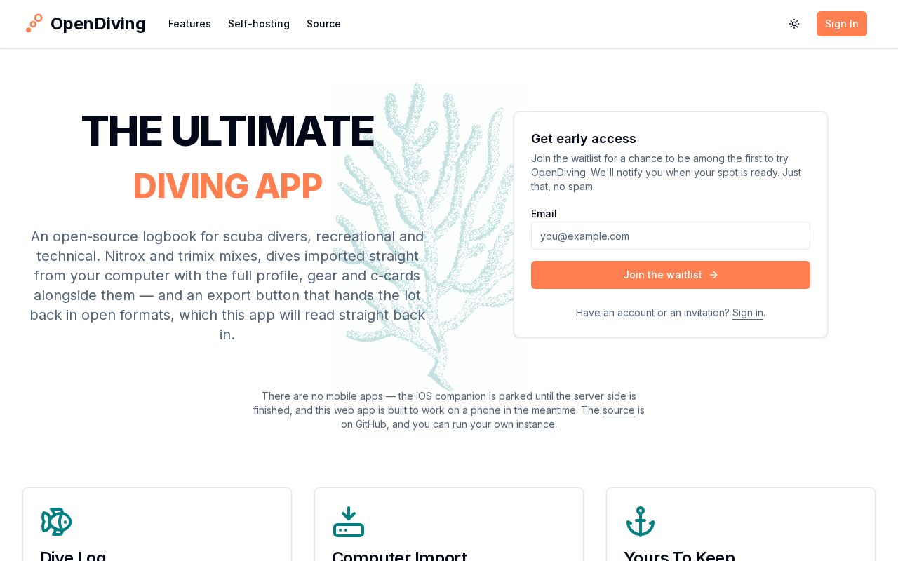 Preview of Opendiving