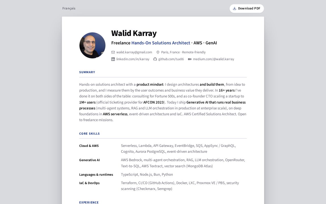 Preview of Walid Karray