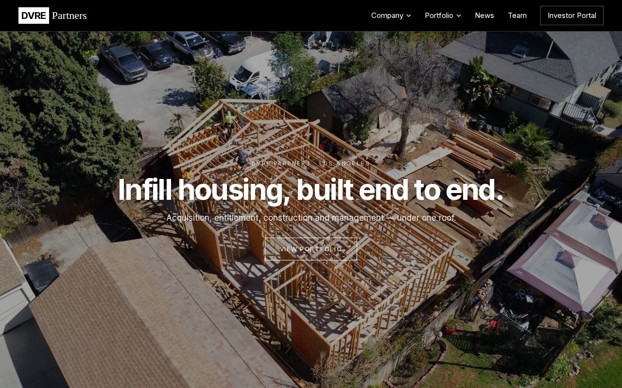 Preview of Dvre Website