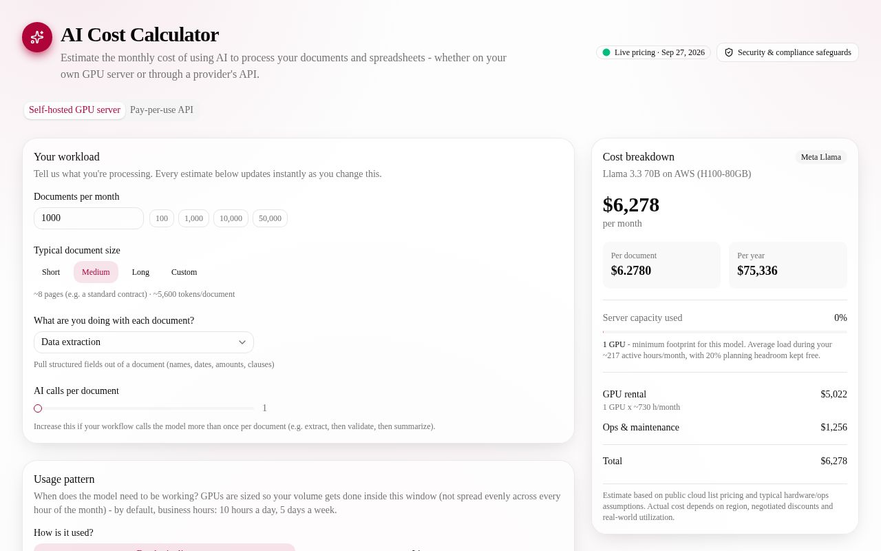 Preview of Ai Cost Lens