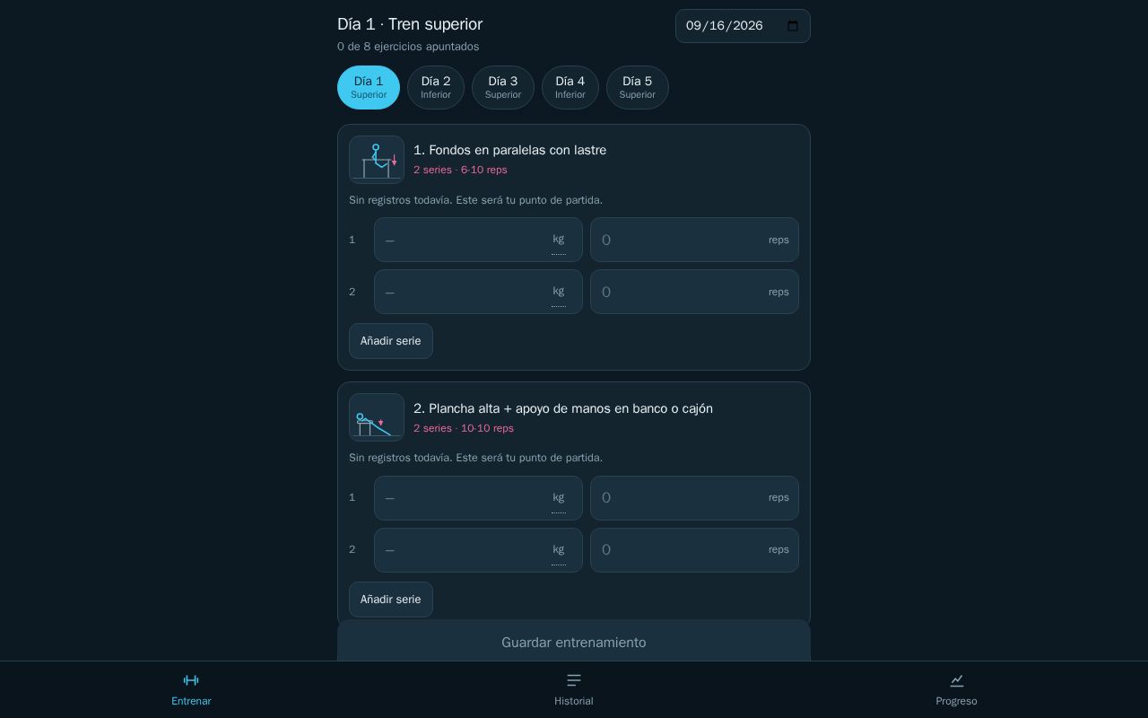 Preview of Entreno