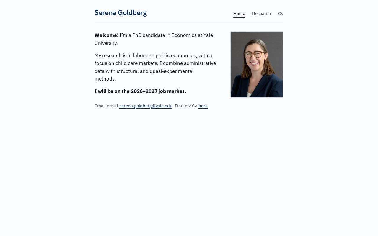 Preview of Serenagoldberg Github Io