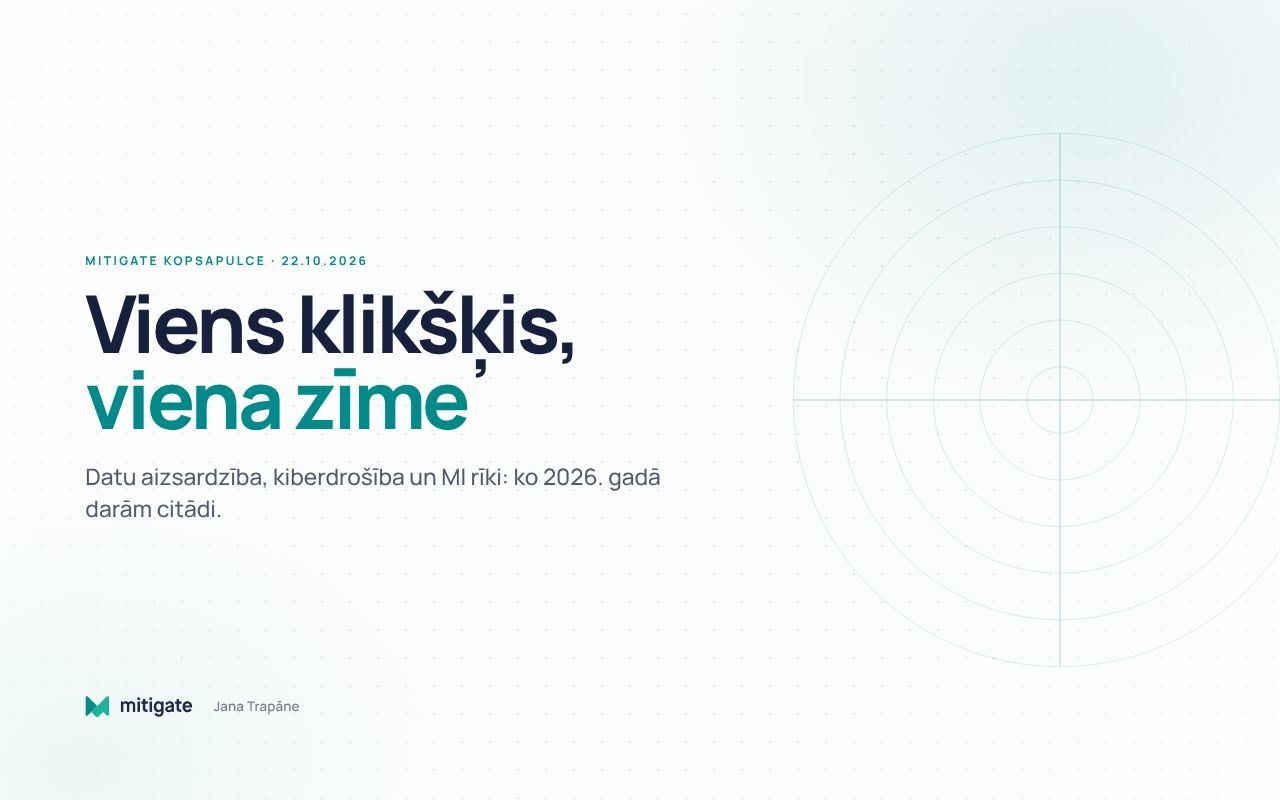 Preview of Datu aizsardzība un kiberdrošība: ikgadējā atkārtošana 2026