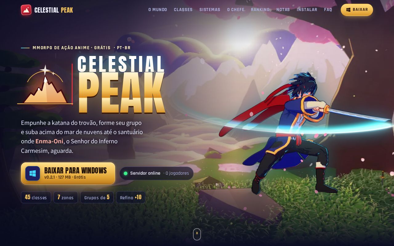 Preview of Celestialpeak Site