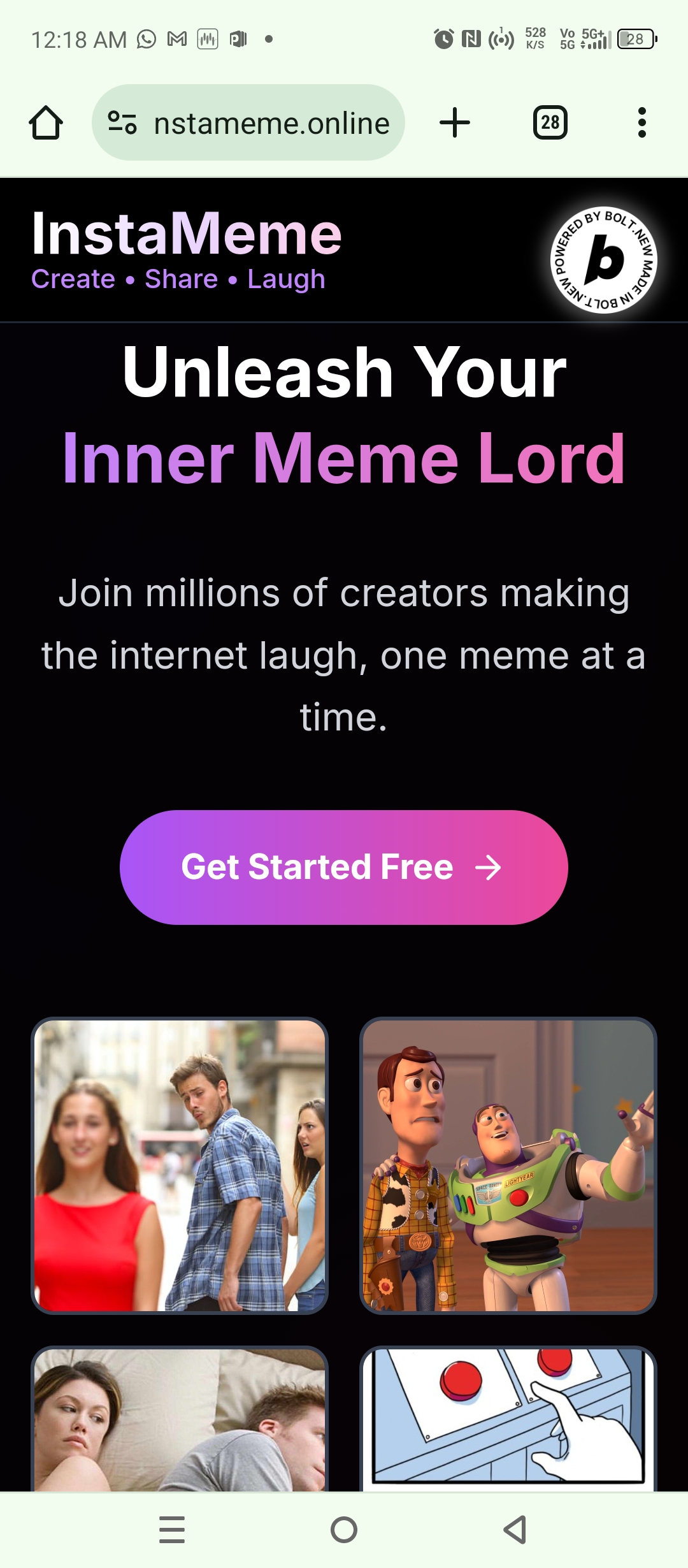 Preview of InstaMeme