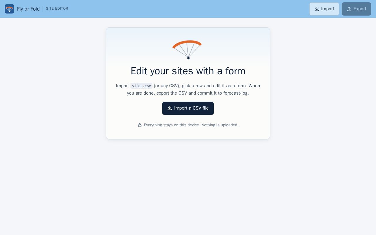 Preview of Site Editor