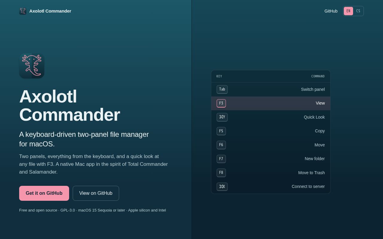 Preview of Axolotl Commander