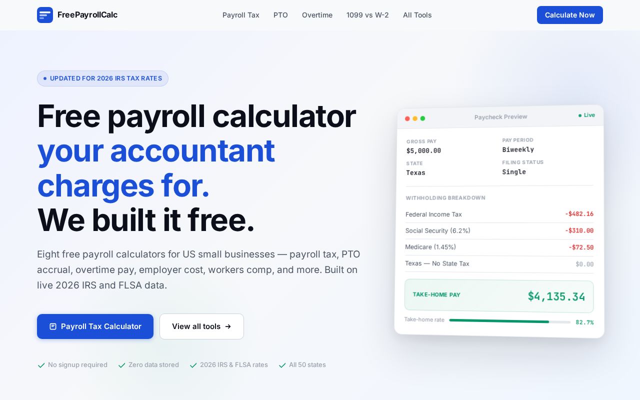Preview of Payroll Calc
