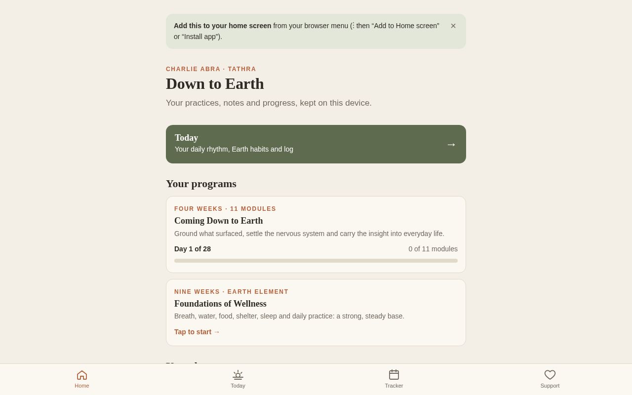 Preview of Coming Down to Earth
