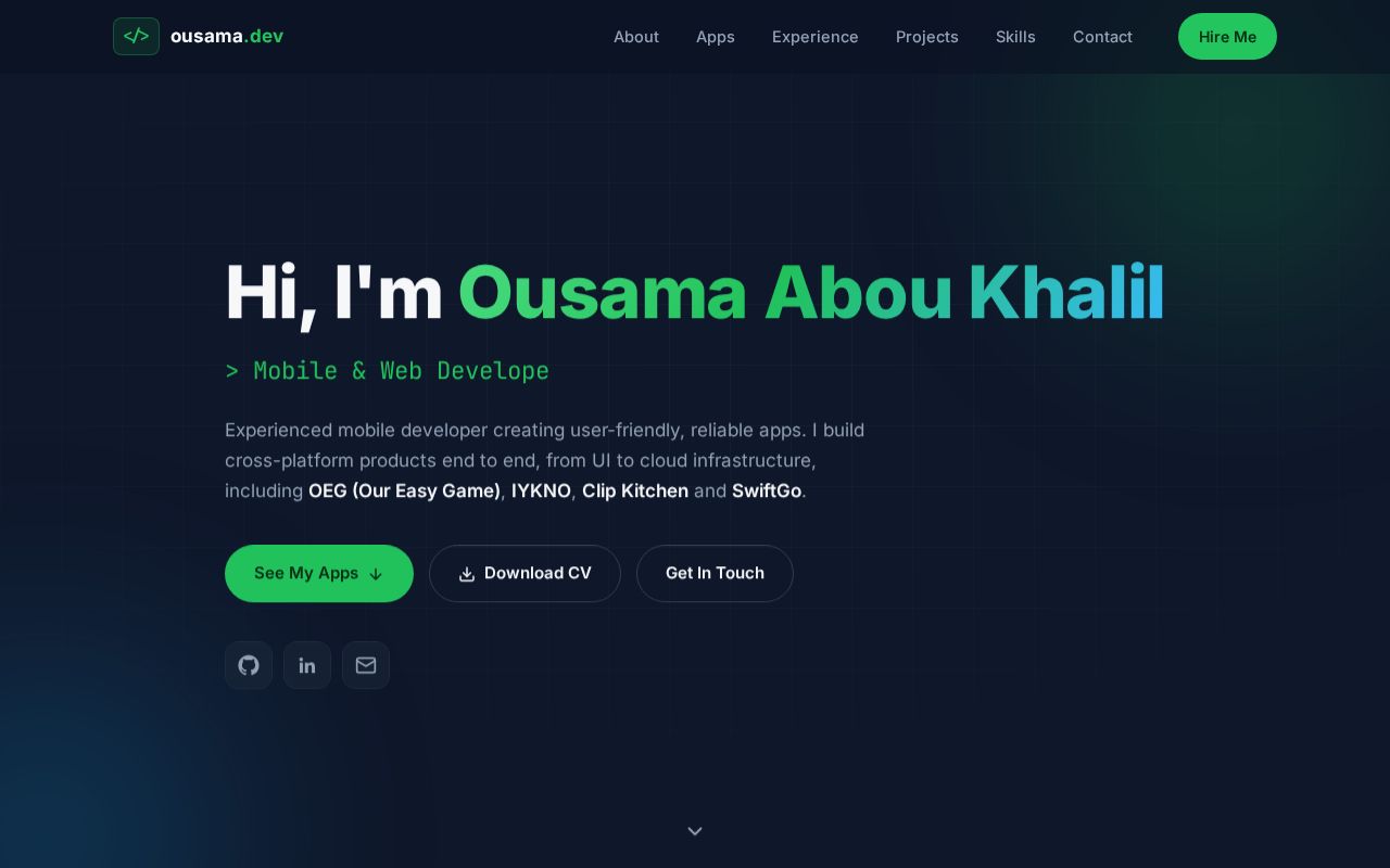 Preview of OusamaAbouKhalil Github Io