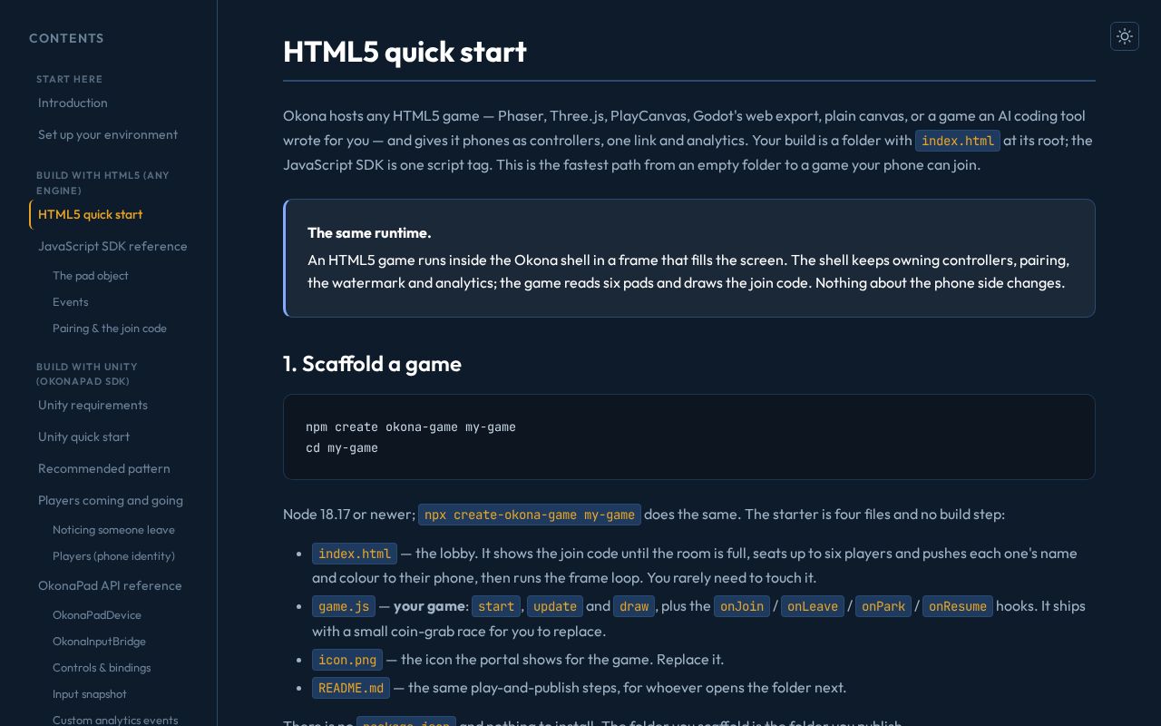 Preview of Developer Docs