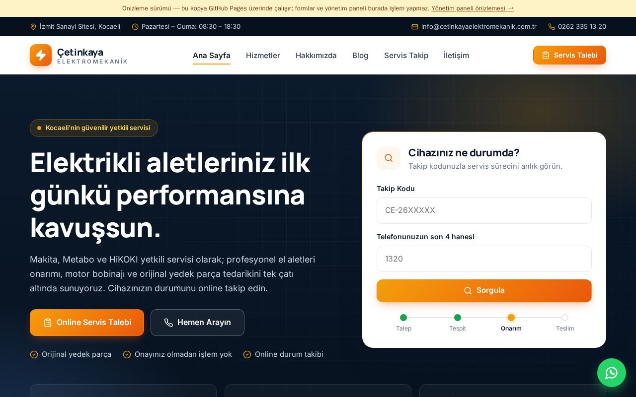 Preview of Cetinkayaelektromekanik