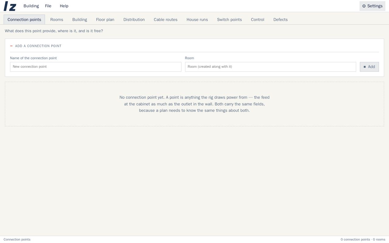 Preview of Lz Facility Planner