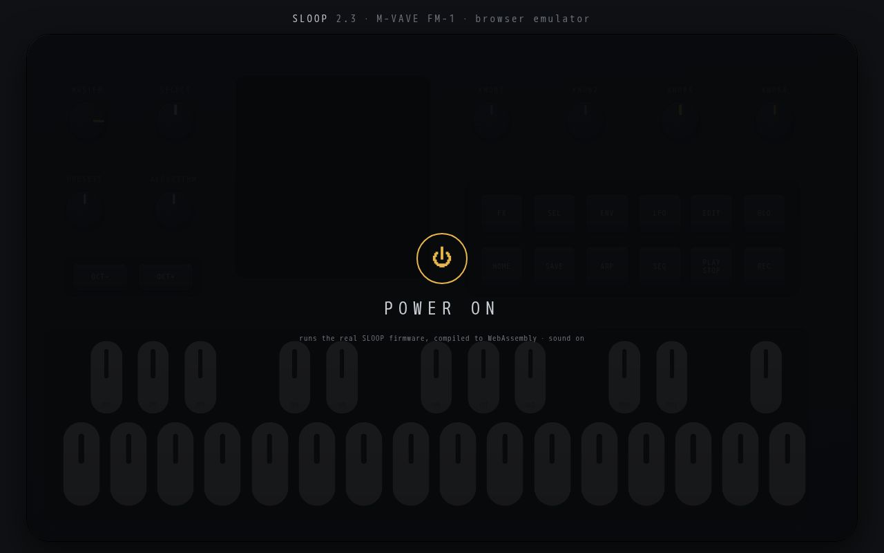 Preview of Sloop Web Emu