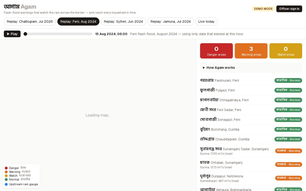 Preview of Agam Flood Warning