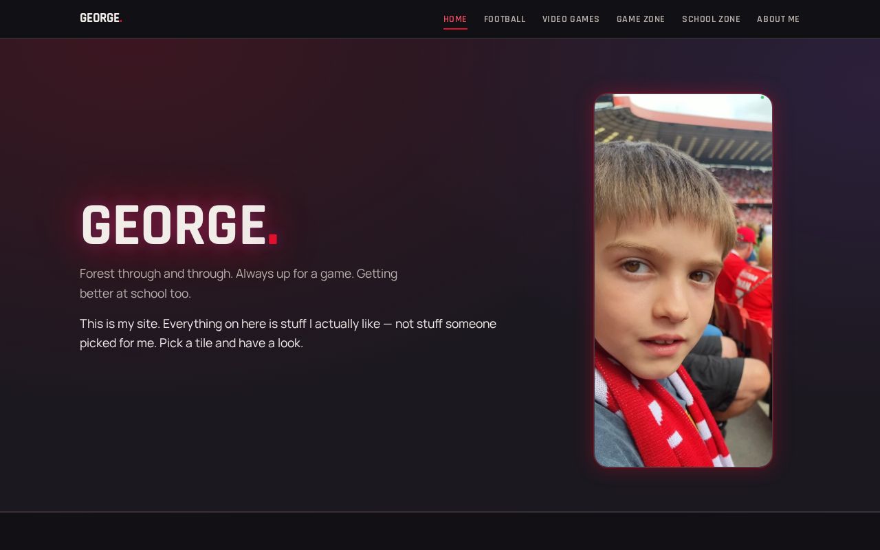 Preview of George Website