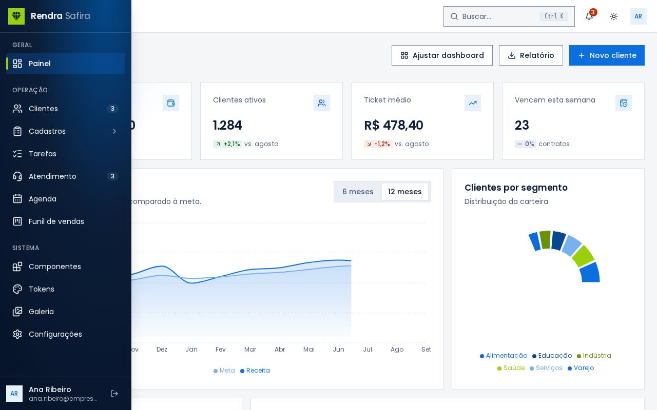 Preview of Rendra Design System