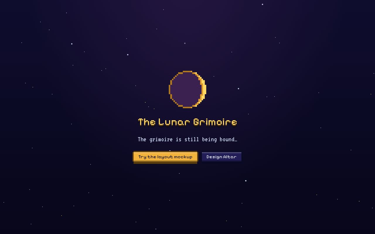 Preview of The Lunar Grimoire