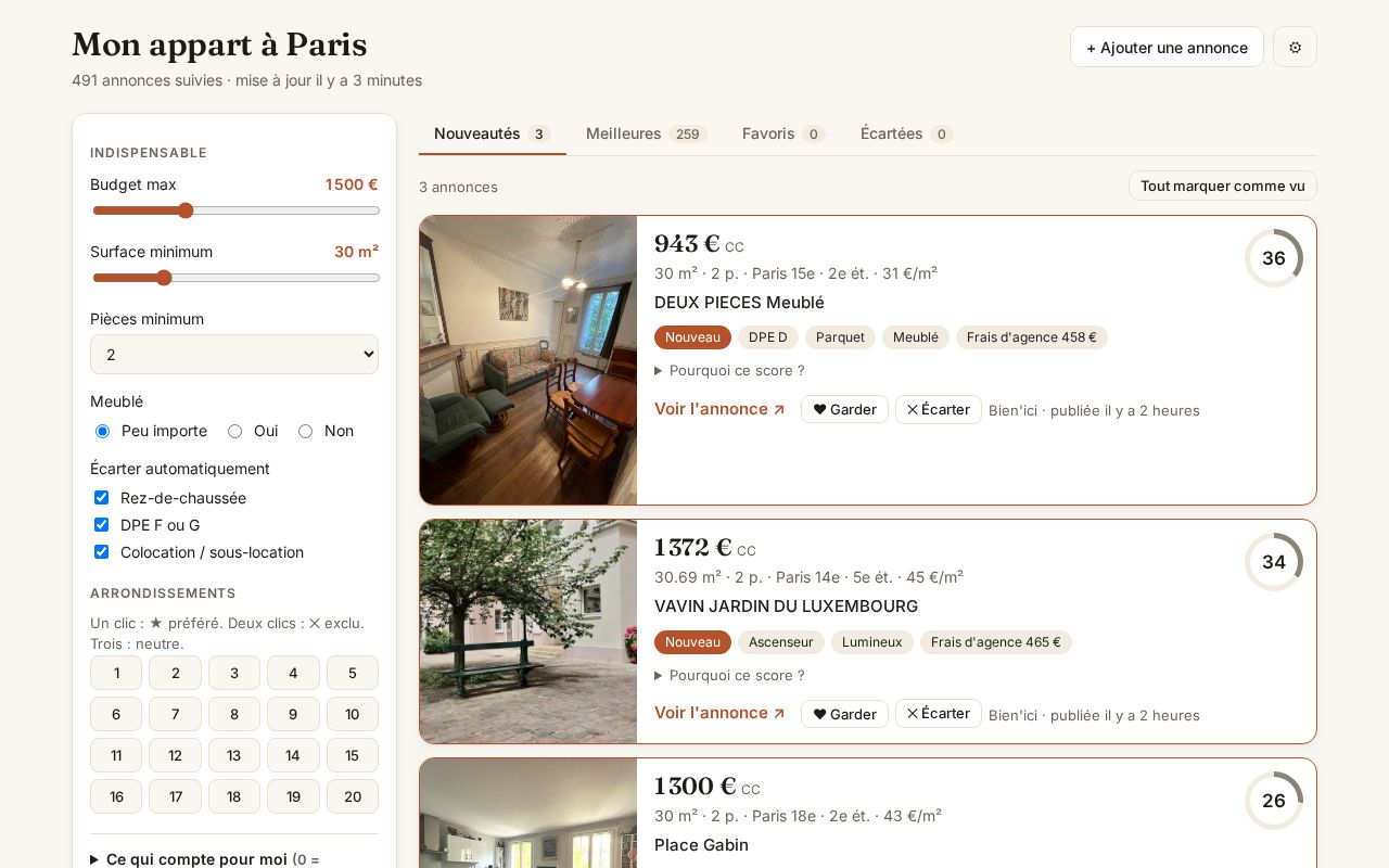 Preview of Mon appart à Paris