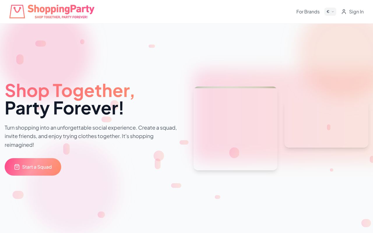 Preview of Shopping Party