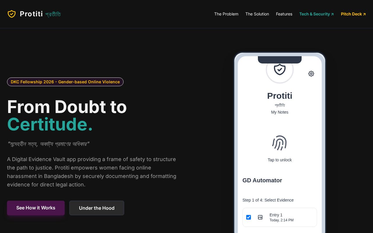 Preview of Protiti Site