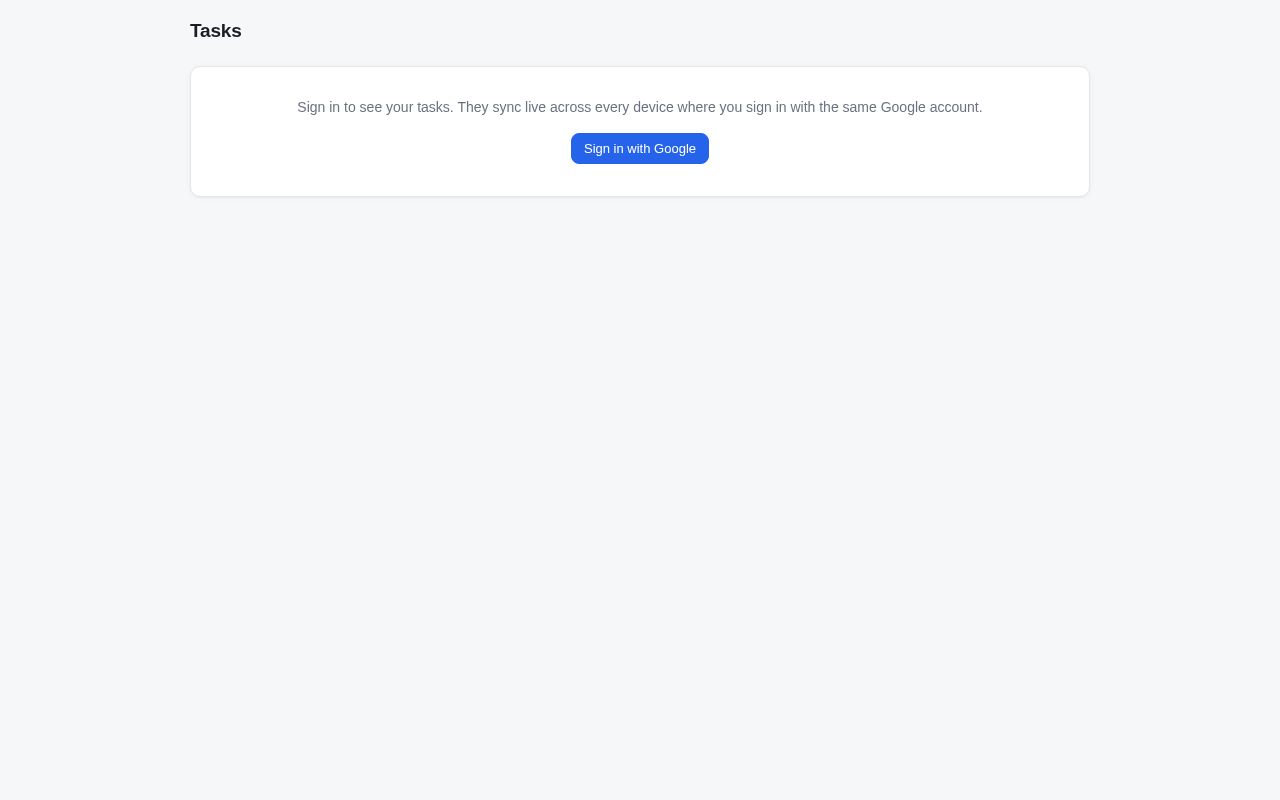 Preview of Tasks