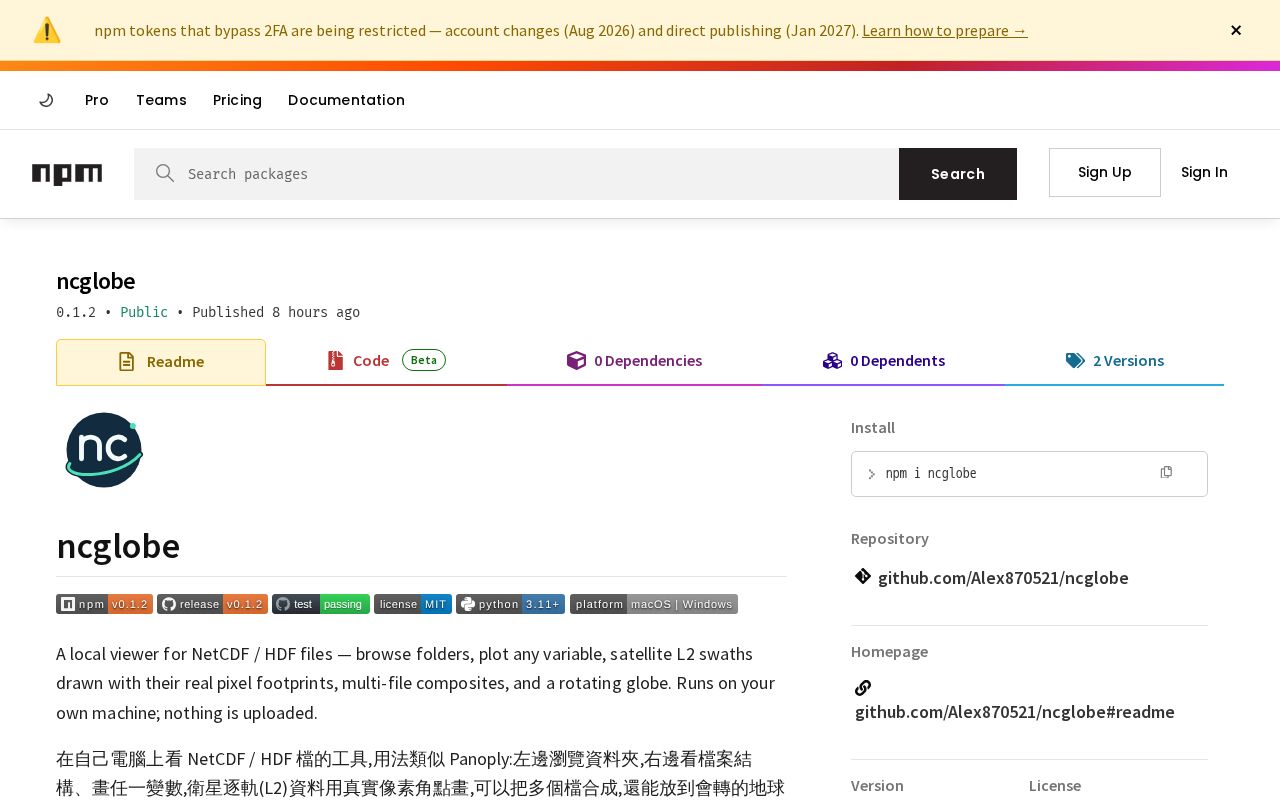 Preview of ncglobe