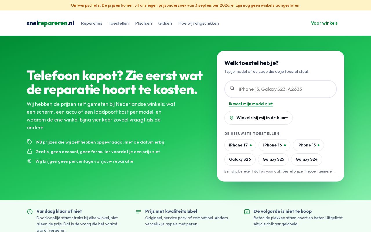 Preview of Snelrepareren Preview