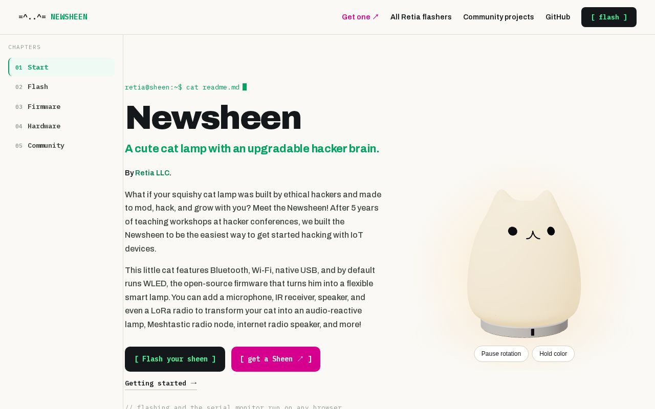 Preview of Catlamp Site
