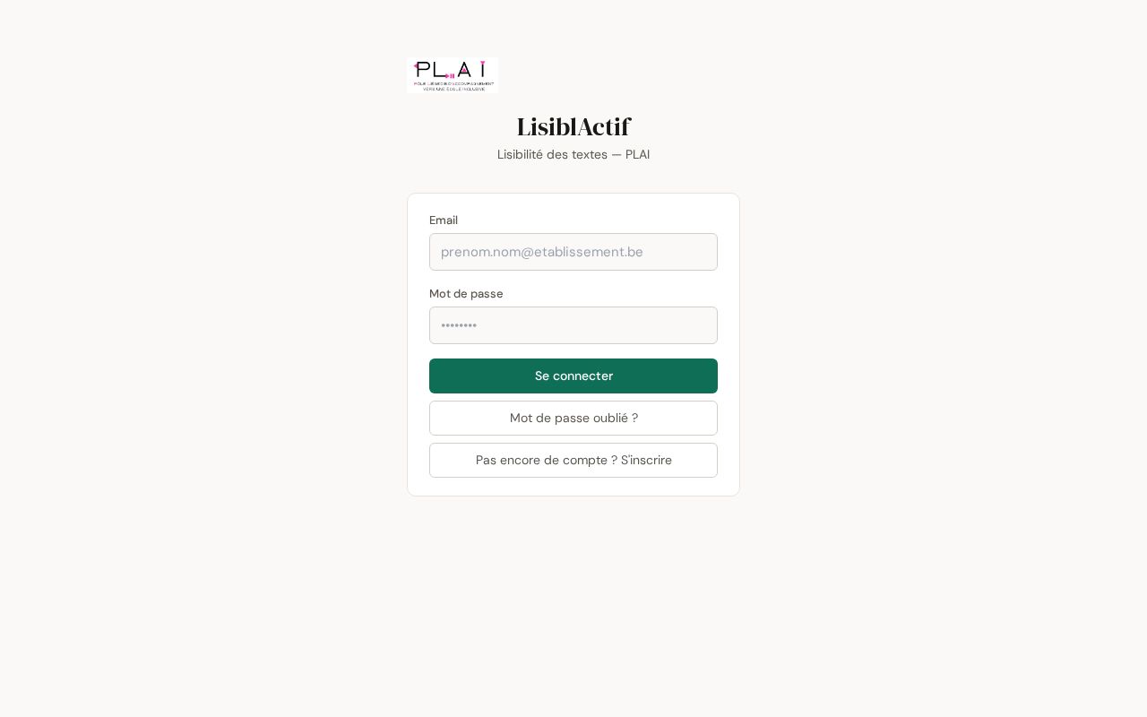 Preview of LisiblActif