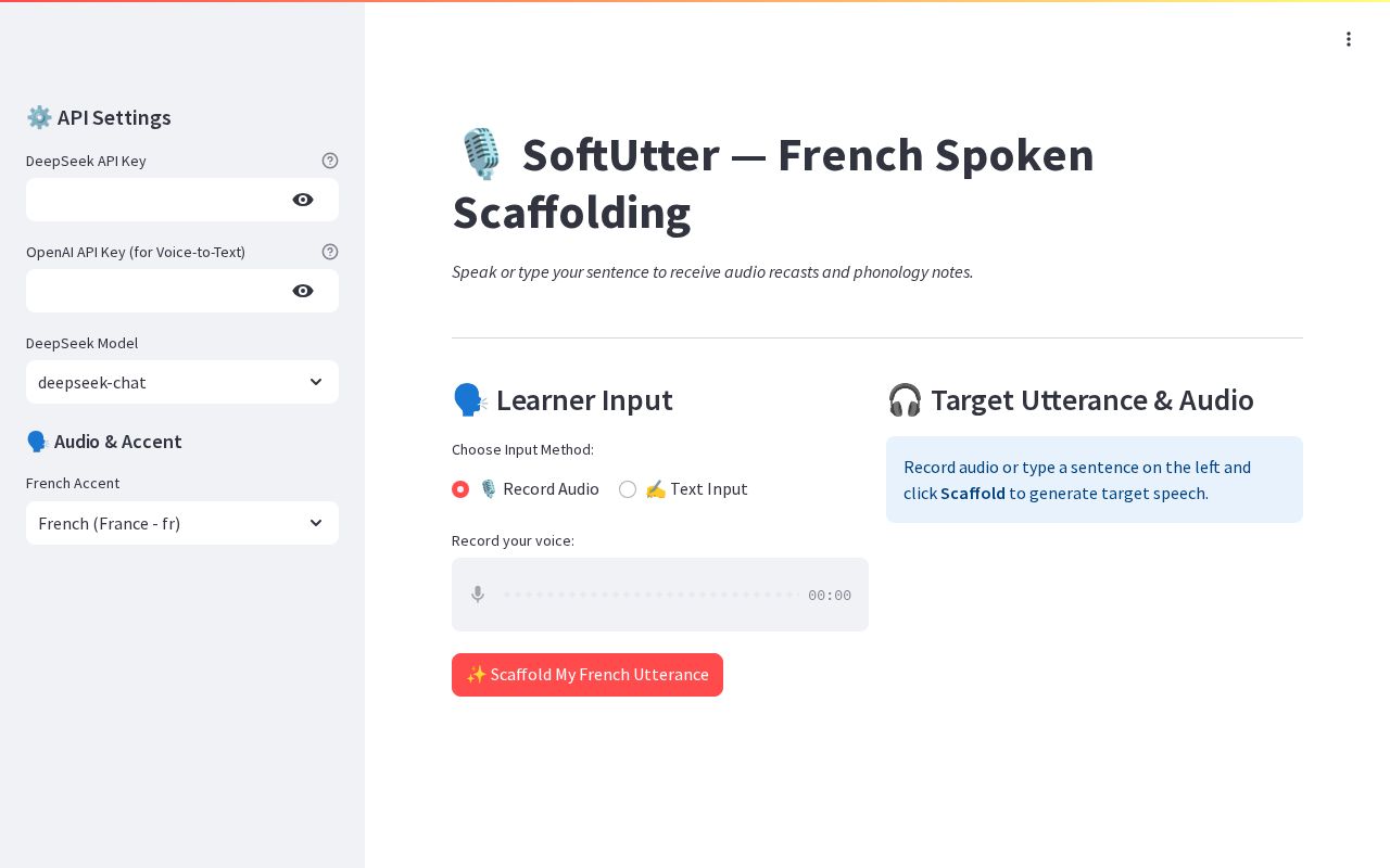 Preview of SoftUtter French Scaffolding