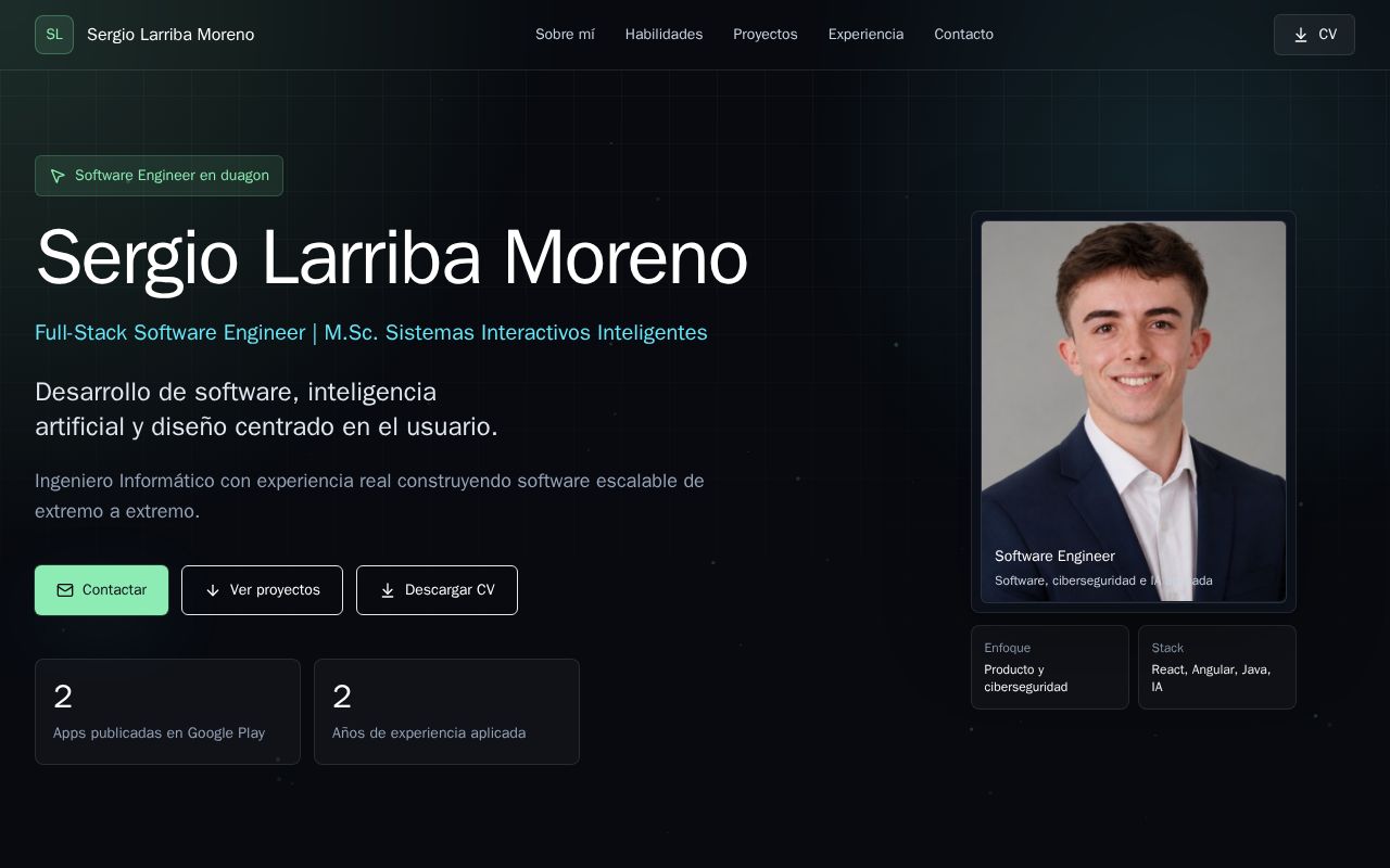 Preview of SergioLarriba Github Io