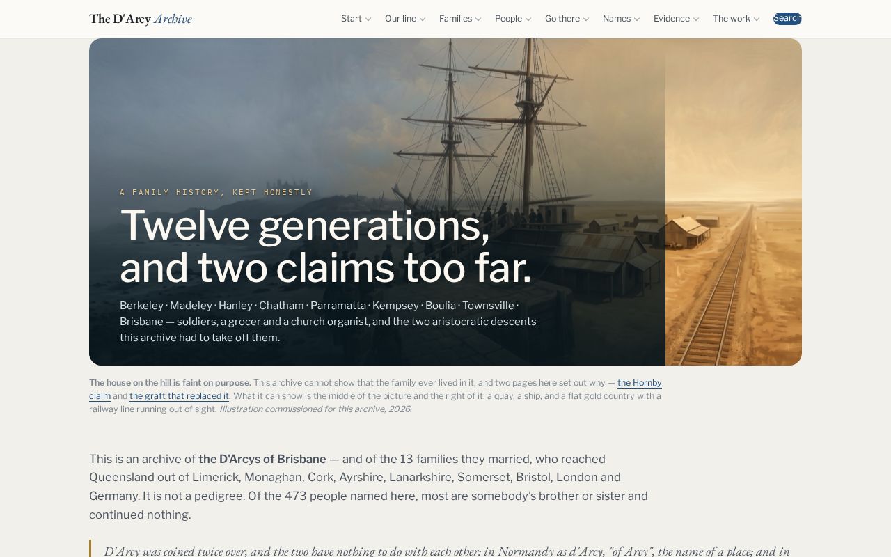 Preview of TheDArcy Family Site