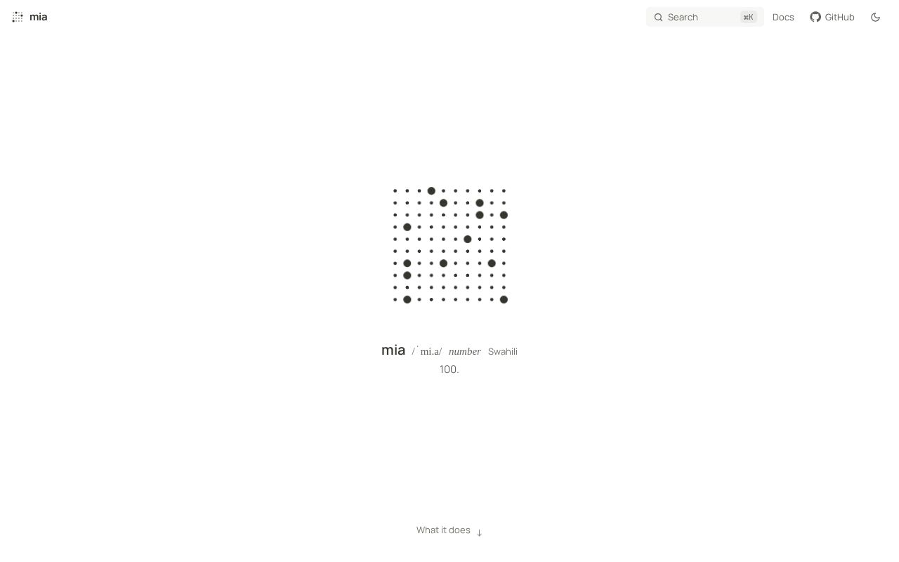 Preview of Mia Core