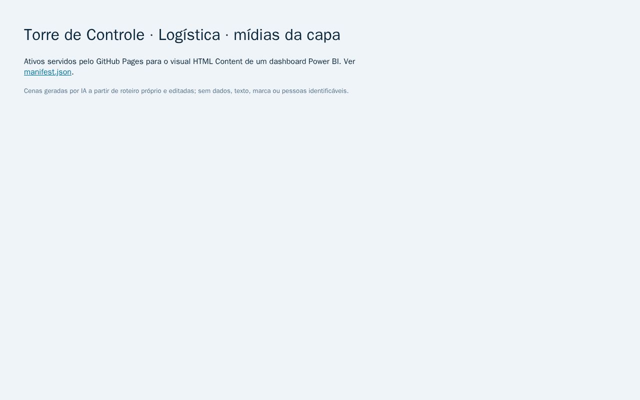 Preview of Torre De Controle Logistica