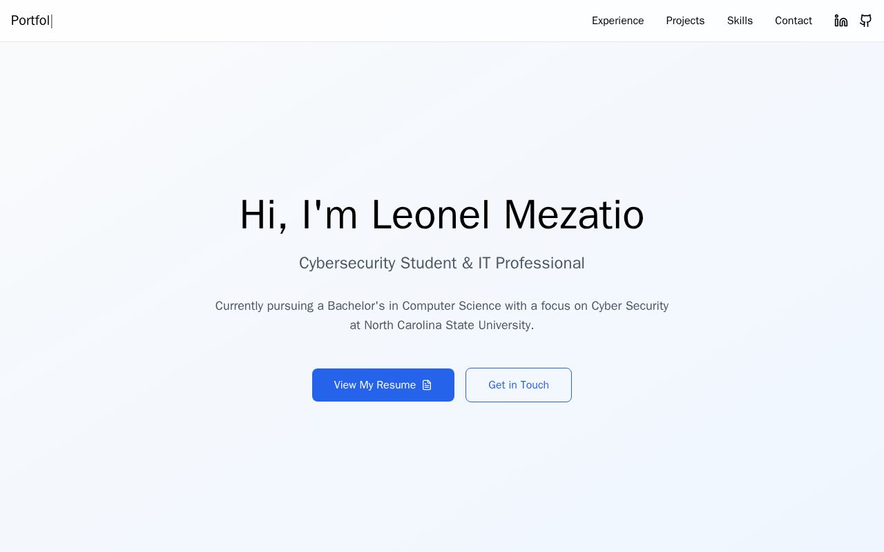 Preview of Portfolio