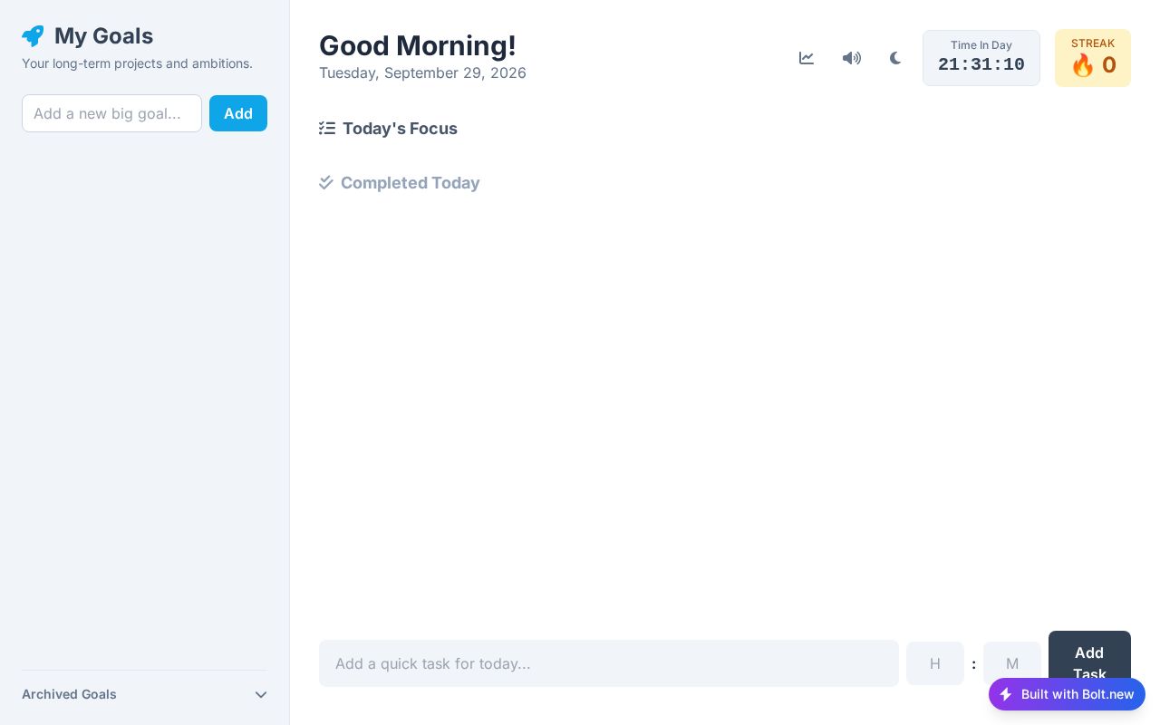 Preview of Momentum - Goals, Tasks & Timers