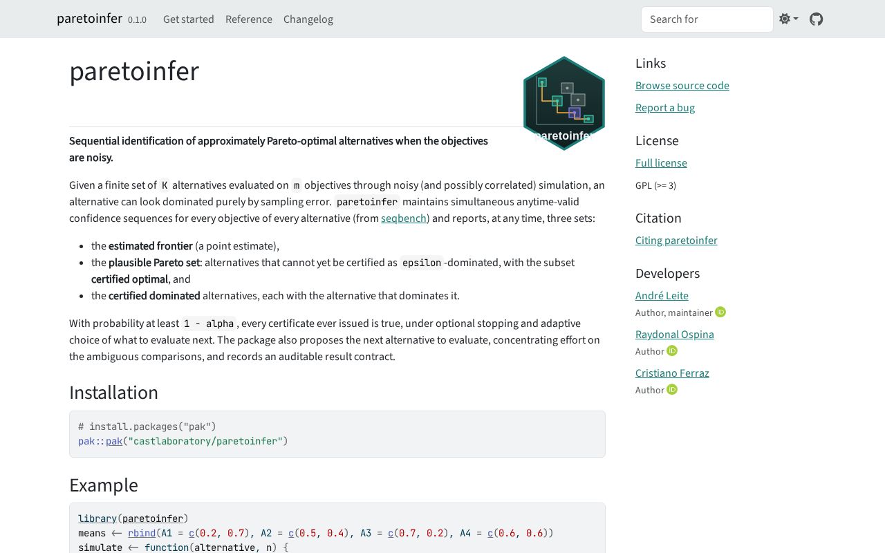 Preview of Paretoinfer