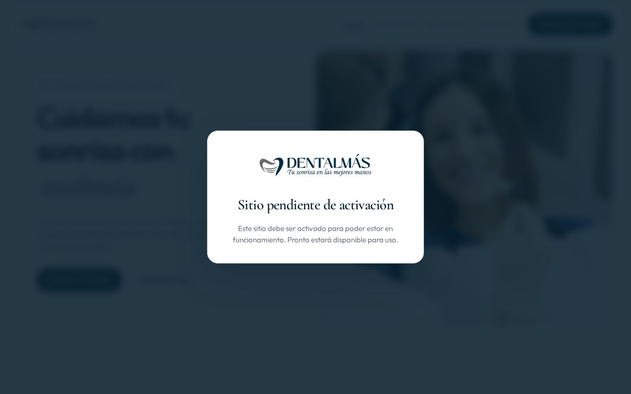 Preview of Site institucional Dentalmás — Encarnación, Paraguay