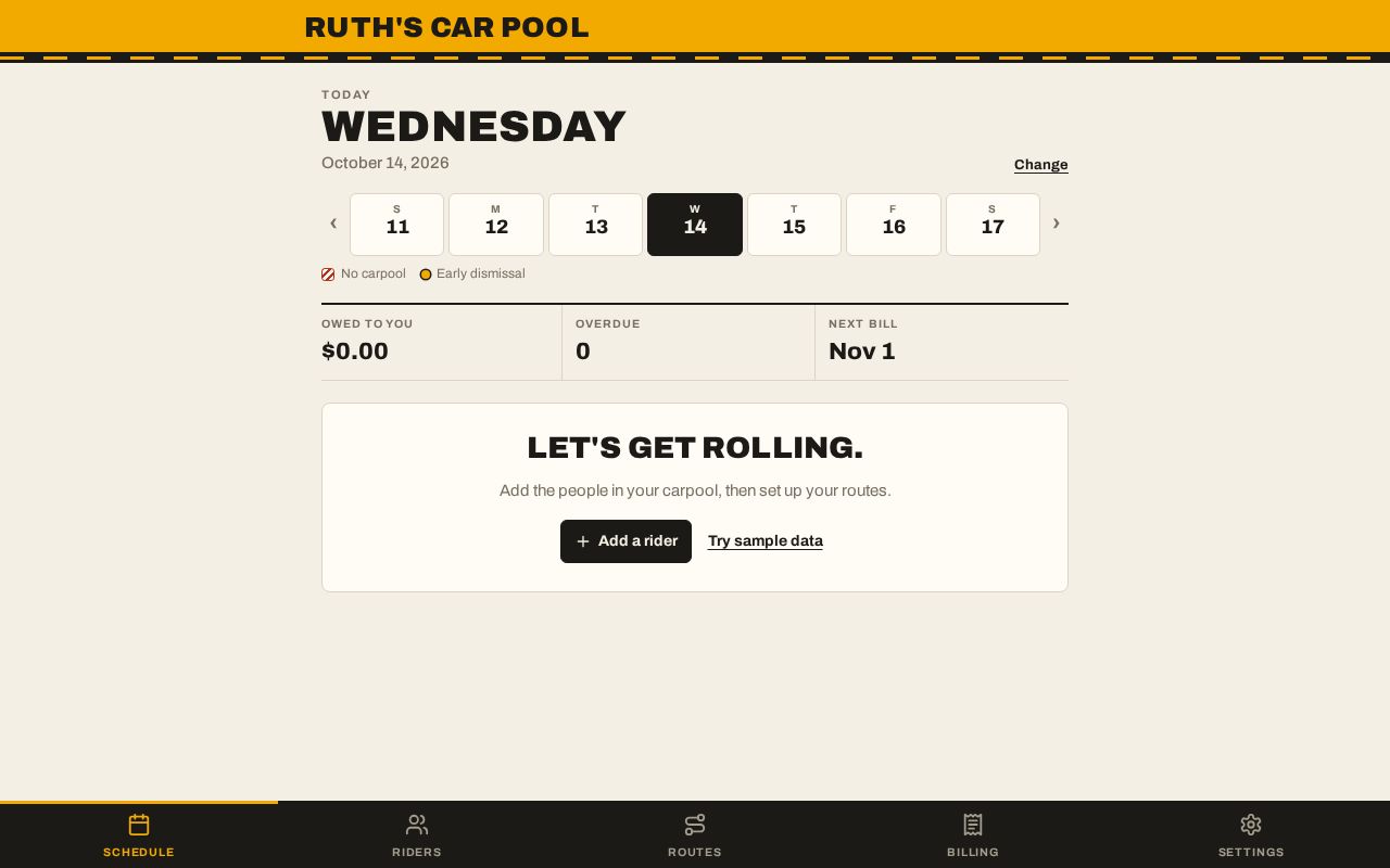 Preview of Ruths Car Pool