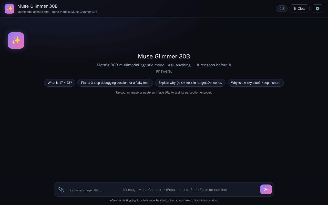 Preview of Muse Glimmer 30B Chat