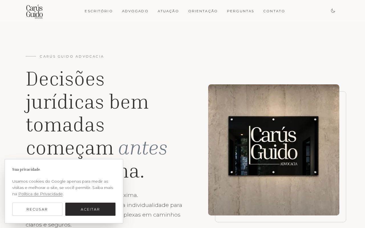Preview of Carus Guido Advocacia