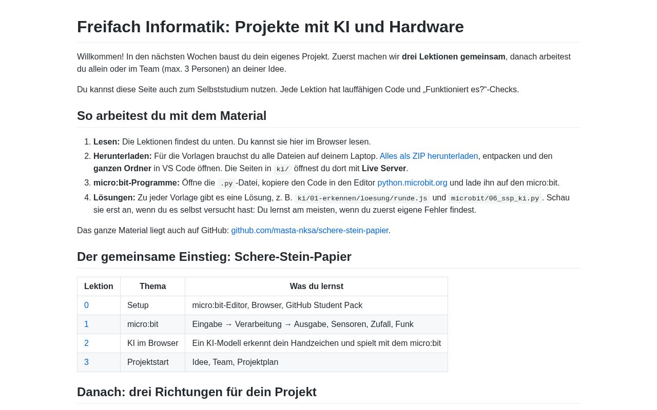 Preview of Schere Stein Papier