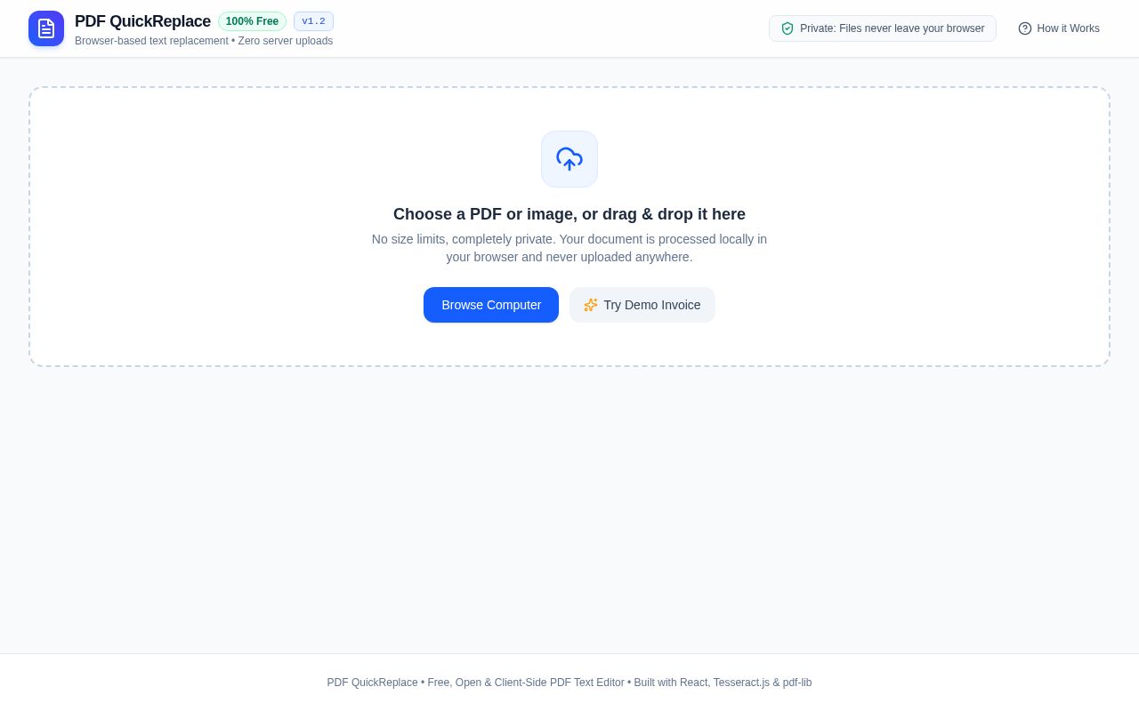 Preview of Pdf Quickreplace