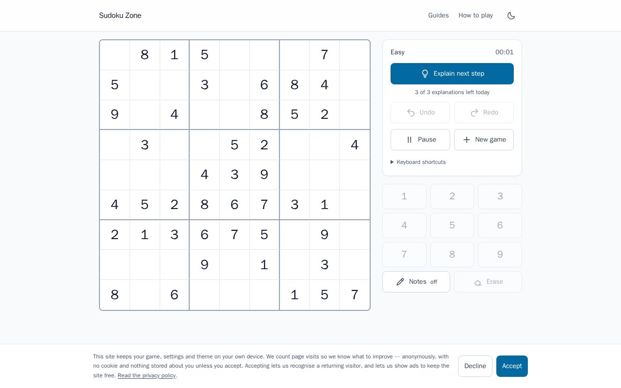 Preview of Sudoku Zone