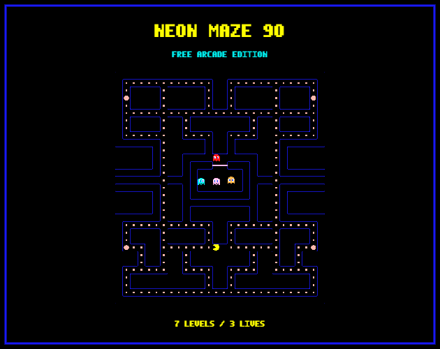 Preview of Neon Maze 90 — Free Edition