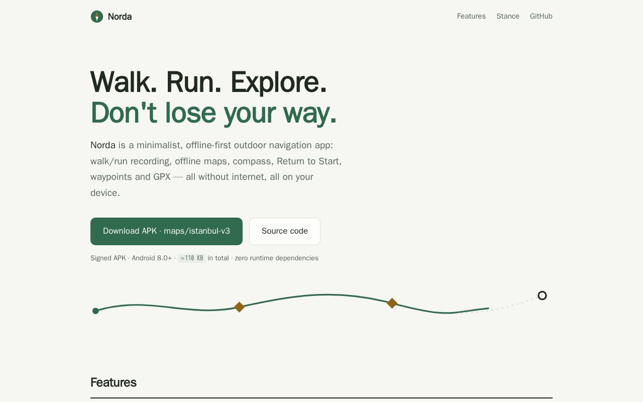 Preview of Norda - Walk. Run. Explore