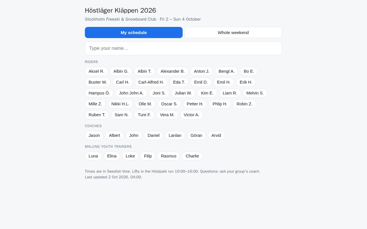 Preview of Sfs Hostlager 2026