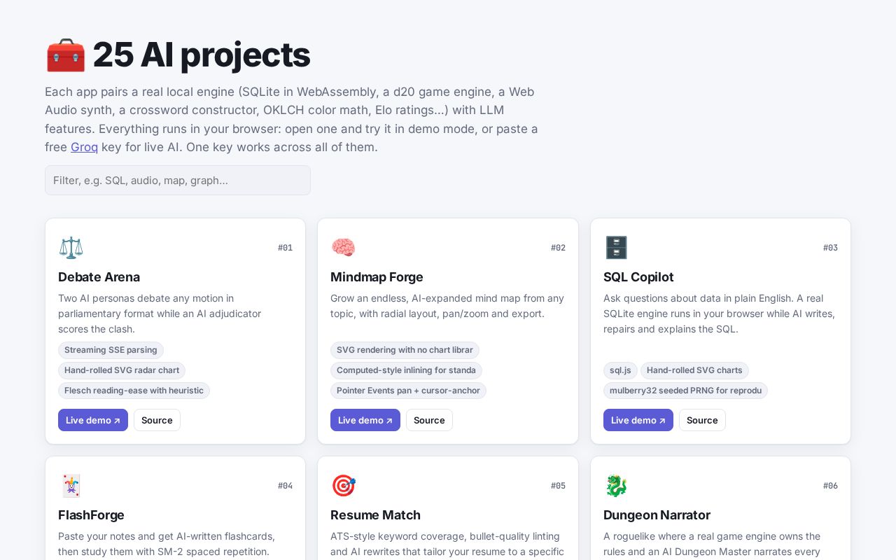 Preview of Ai Projects
