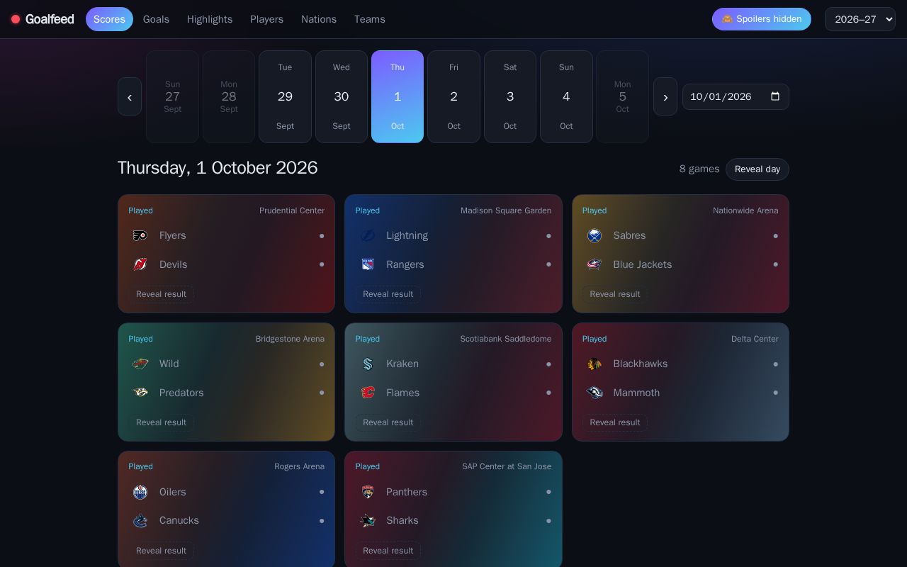 Preview of Goalfeed